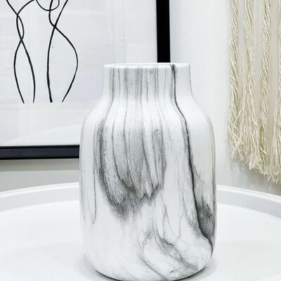 Vaso curvo dal design swirly da 18,5 cm