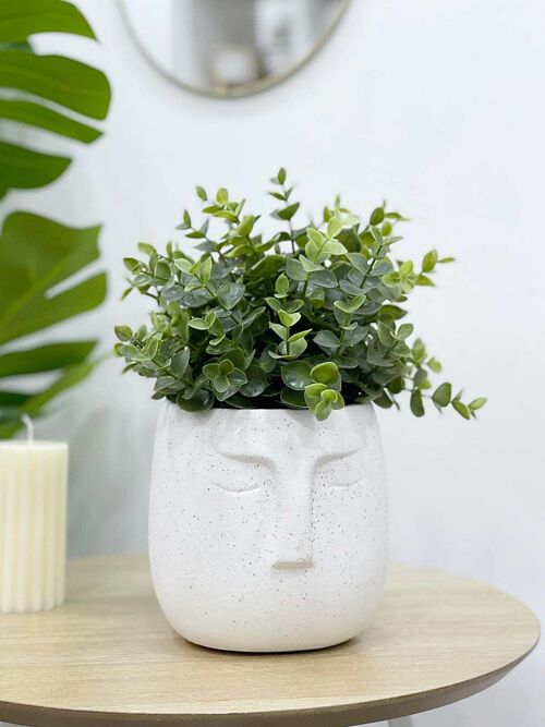 Face Vase White