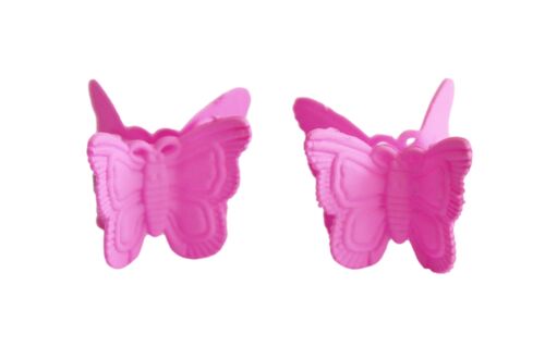 Lilac 2 Pcs Butterfly Hairclip