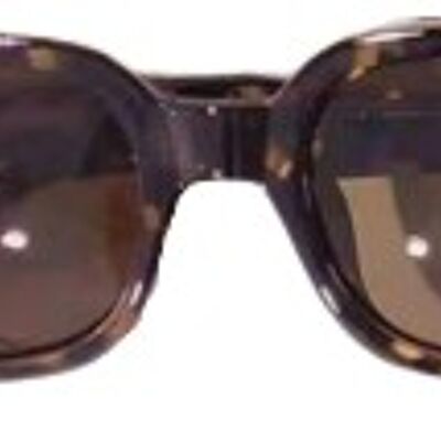 Black Frame Sunglasses with yellow lenses
