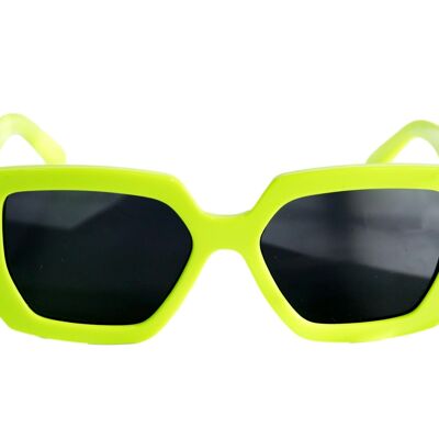 Gafas de sol con montura color lima neón
