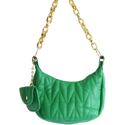 Emerald Shoulder bag with Pouch