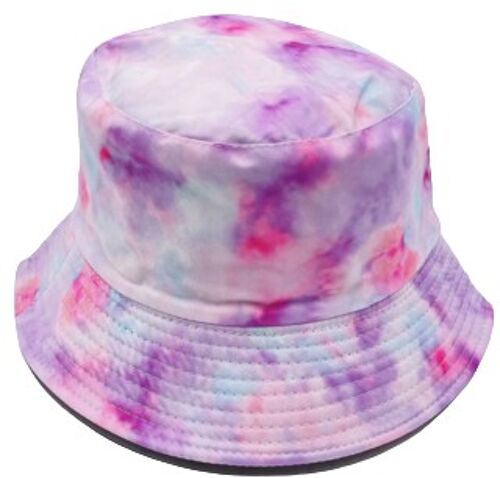 Lilac Multi Tie Dye Bucket Hat