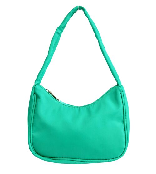 Green Nylon Shoulder Bag
