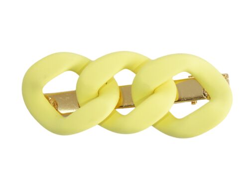 Yellow Chunky Chain Hairclip