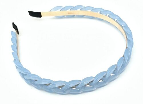 Blue Chain Link Headband