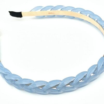 Blue Chain Link Headband