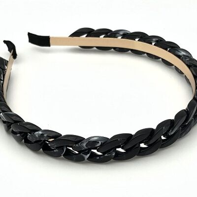 Black Chain Link Headband