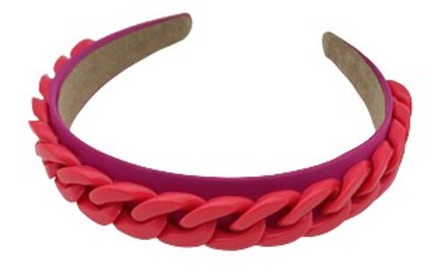 Red Chain Link Headband