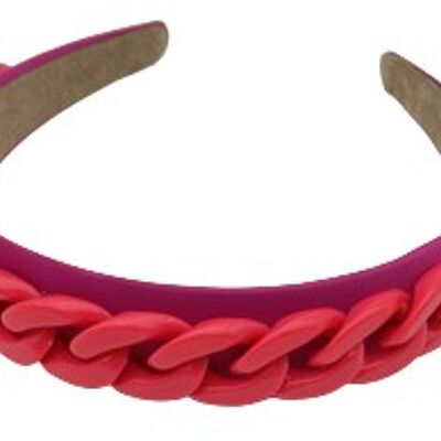 Red Chain Link Headband