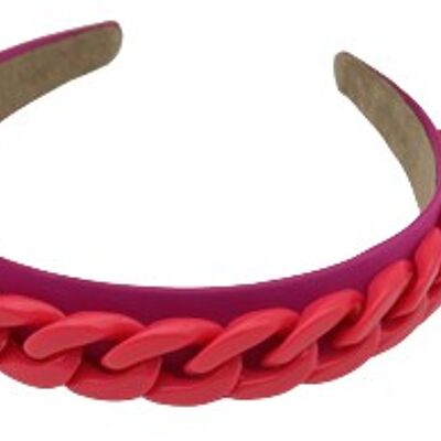 Red Chain Link Headband