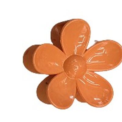 Orange Flower Hairclip