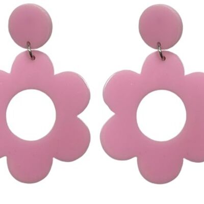 Pink Daisy Earring