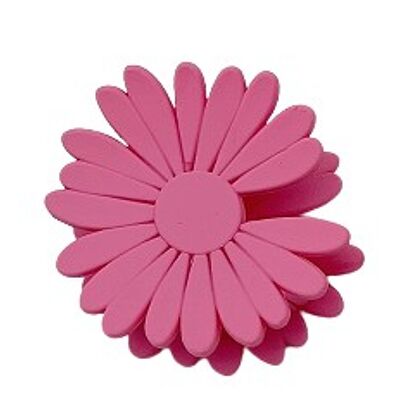 Pinza de flor rosa