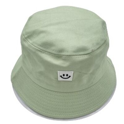 Mint Smiley Bucket Hat