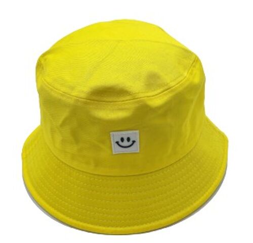 Yellow Smiley Bucket Hat