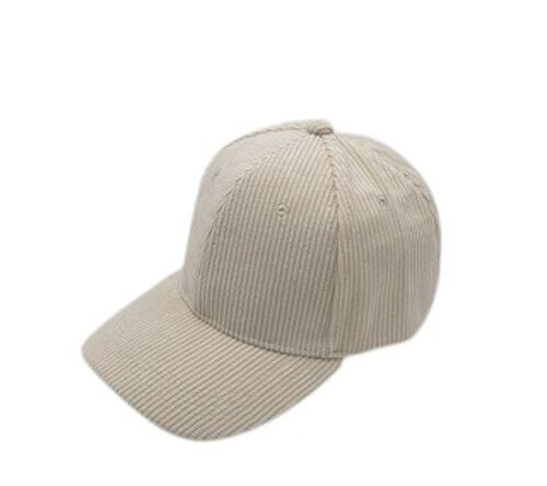 Cream Cord Cap