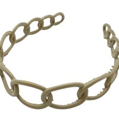 Nude Plastic Link Headband