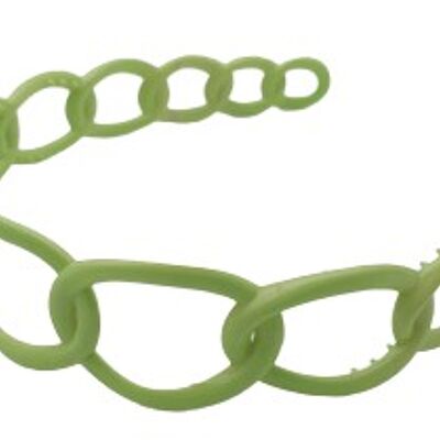 Lime Plastic Link Headband