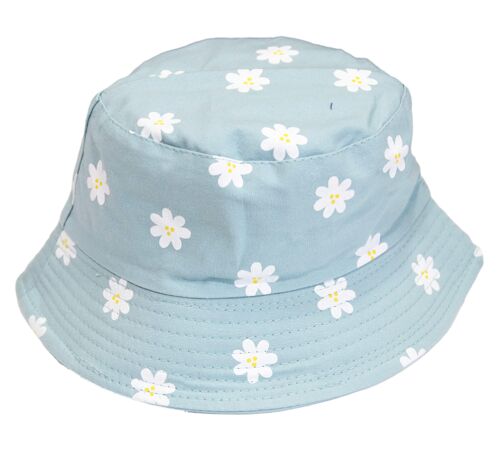 Blue Daisy Bucket Hat