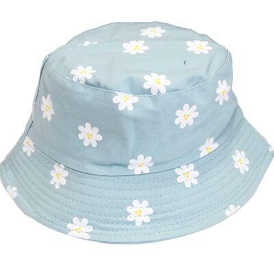 Blue Daisy Bucket Hat