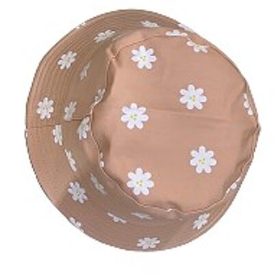 Peach Daisy Bucket Hat