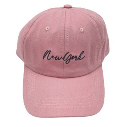 Blush Cap with New York Embroidery