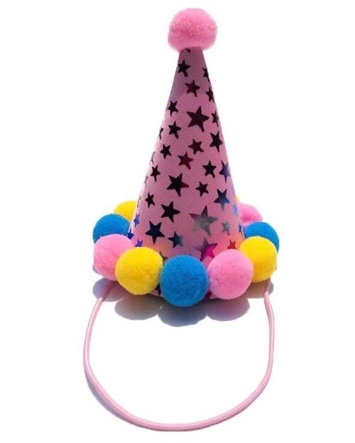Pink Pet Party Hat
