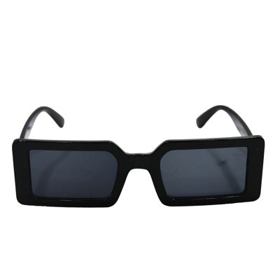 Black Rectangle Frame Sunglasses