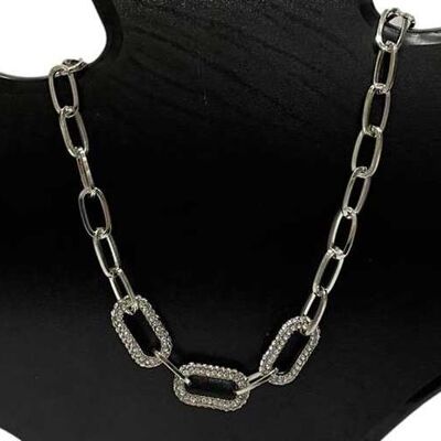 Diamante Link Chain Necklace