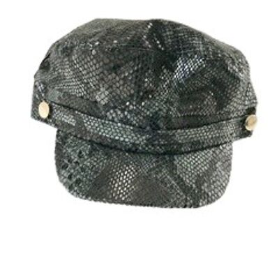 BLACK BAKER BOY HAT