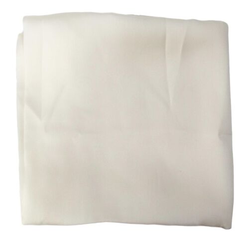 Cream  Plain Sateen Square Scarf