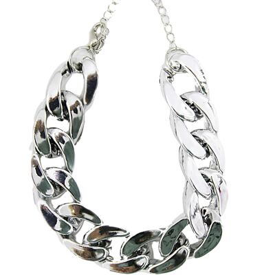 Silver Chunky Chain Anklet