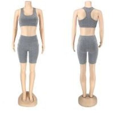 Ropa de mujer de gimnasio gris