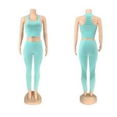 Blue Turquoise Gym Womens Wear