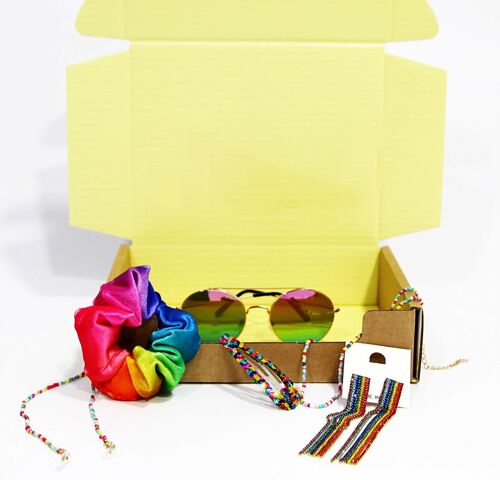 Gift Box Set with Rainbow Accessories
