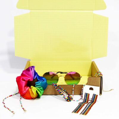 Gift Box Set with Rainbow Accessories