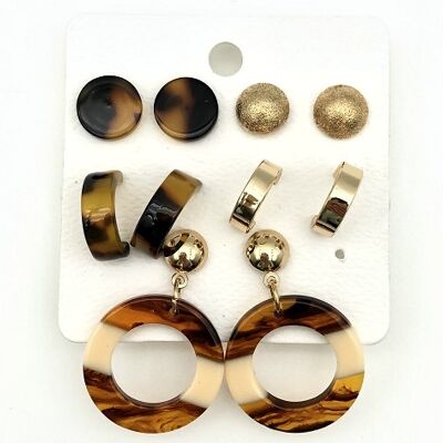 Resin Earring Multipack