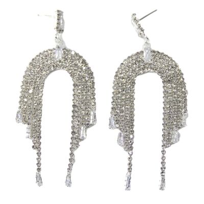 Diamante Drop Earrings