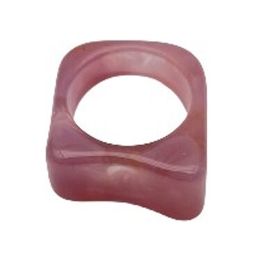 Blush Squared Plastic Ring