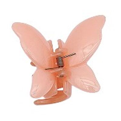 Peach Butterfly Hair Claw