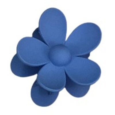Blue Flower Hair Claw