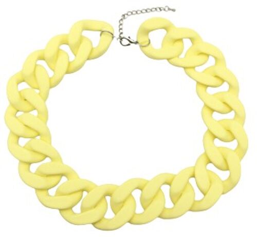 Lemon Chunky Chain Necklace