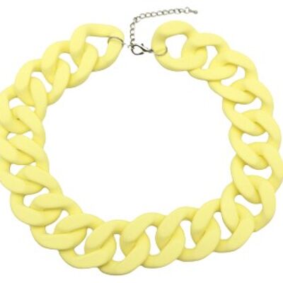 Lemon Chunky Chain Necklace