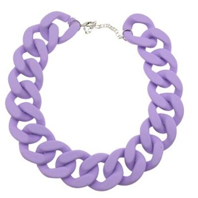 Lilac Chunky Chain Necklace