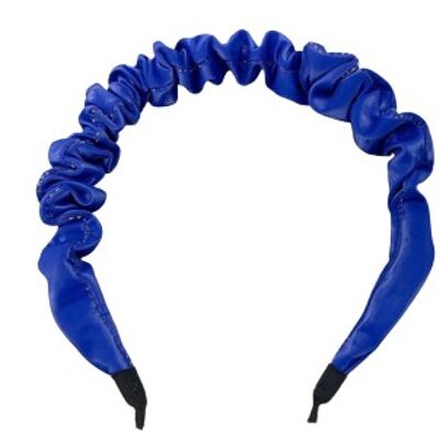 Royal Blue Ruched Headband