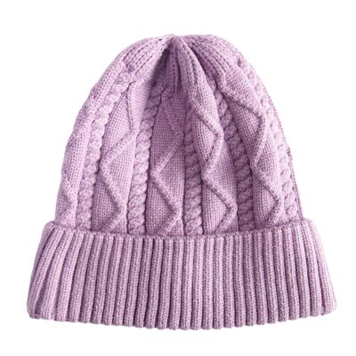 Lilac Beanie Hat