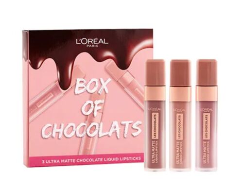 Box of chocolats' 3 pack of liquid lipsticks MAKE UP
