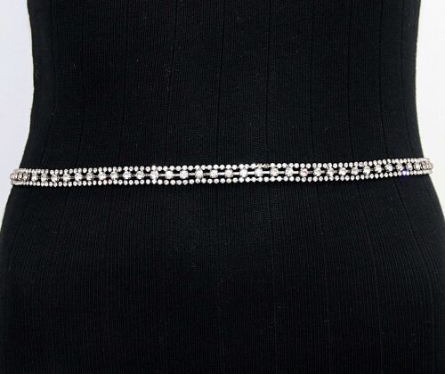 Diamante chain belt