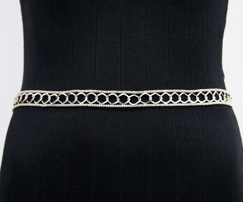 Silver Chain Link Chain Belt